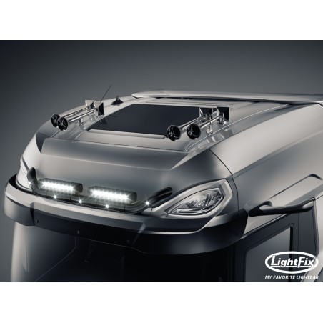 Roof bar - Lightfix - Sky-light Wing - Prewired - Black - DAF - XG+ - 2021+