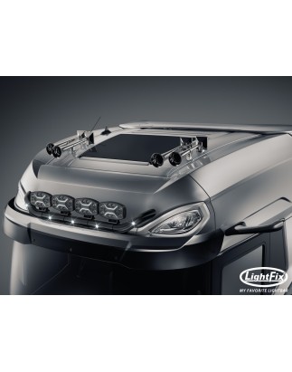 Roof bar - Lightfix - Sky-light Wing - Prewired - Black - DAF - XG+ - 2021+