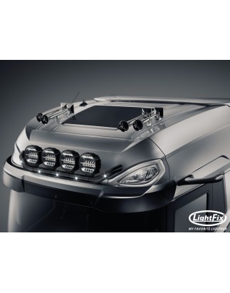 Roof bar - Lightfix - Sky-light Wing - Prewired - Black - DAF - XG+ - 2021+