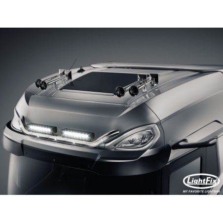 Takbåge - Lightfix - Sky-light Wing - Förkablad - Högblankt rostfritt stål - DAF - XG+ - 2021+