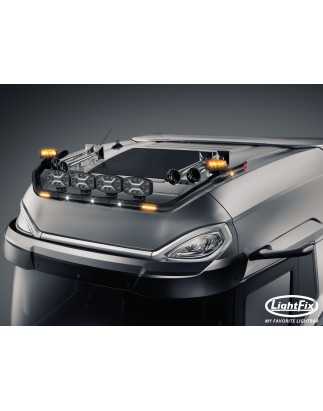 Dakbeugel - Lightfix - Sky-light Classic - Voorbekabeld - Zwart - DAF - XG+ - 2021+