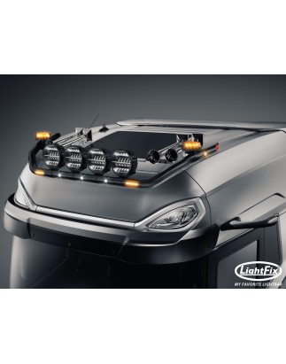 Roof bar - Lightfix - Sky-light Classic - Prewired - Black - DAF - XG+ - 2021+