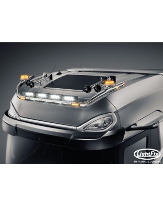 Takbåge - Lightfix - Sky-light Classic - Förkablad - Högblankt rostfritt stål - DAF - XG+ - 2021+