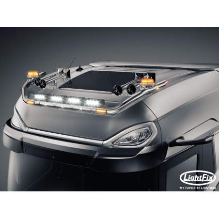 Takbåge - Lightfix - Sky-light Classic - Förkablad - Högblankt rostfritt stål - DAF - XG+ - 2021+