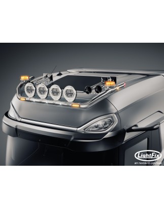 Dachbügel - Lightfix - Sky-light Classic - Vorverkabelt - Hochglänzender Edelstahl - DAF - XG+ - 2021+