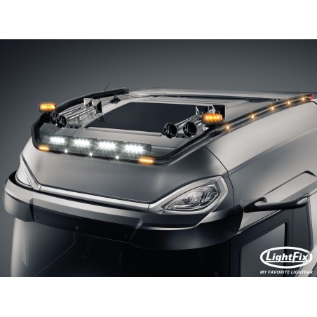 Dakbeugel - Lightfix - Sky-light Classic-Max - Voorbekabeld - Zwart - DAF - XG+ - 2021+