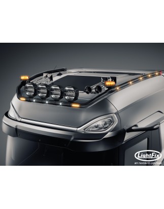 Dachbügel - Lightfix - Sky-light Classic-Max - Vorverkabelt - Schwarz - DAF - XG+ - 2021+