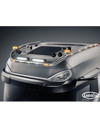 Dakbeugel - Lightfix - Sky-light Classic-Max - Voorbekabeld - Hoogglans RVS - DAF - XG+ - 2021+