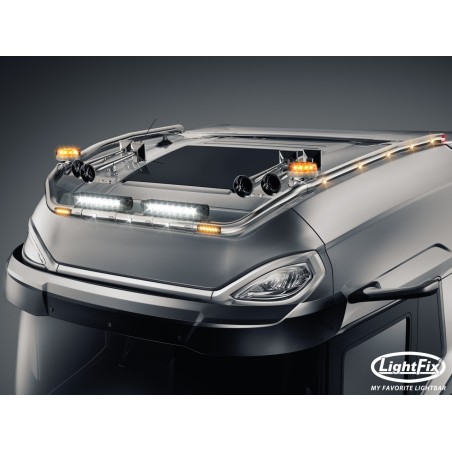 Takbåge - Lightfix - Sky-light Classic-Max - Förkablad - Högblankt rostfritt stål - DAF - XG+ - 2021+