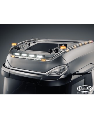 Dachbügel - Lightfix - Sky-light Classic-Max - Vorverkabelt - Hochglänzender Edelstahl - DAF - XG+ - 2021+