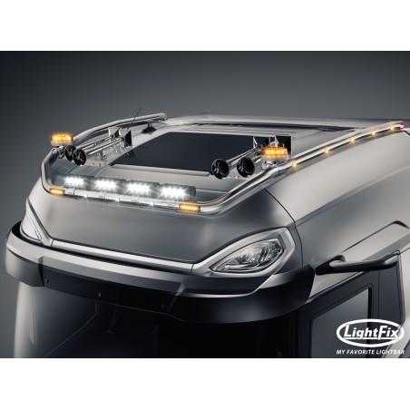 Takbåge - Lightfix - Sky-light Classic-Max - Förkablad - Högblankt rostfritt stål - DAF - XG+ - 2021+