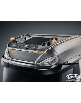 Takbåge - Lightfix - Sky-light Classic-Max - Förkablad - Högblankt rostfritt stål - DAF - XG+ - 2021+