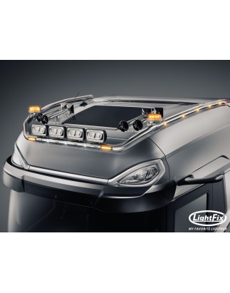 Takbåge - Lightfix - Sky-light Classic-Max - Förkablad - Högblankt rostfritt stål - DAF - XG+ - 2021+