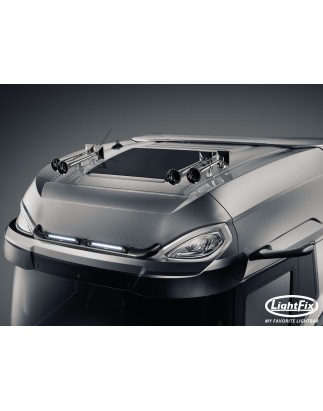 Dakbeugel - Lightfix - Sky-light Slim - Voorbekabeld - Zwart - DAF - XG+ - 2021+
