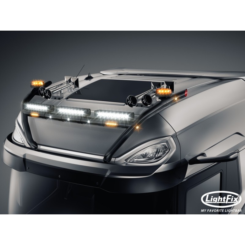 Dachbügel - Lightfix - Sky-light H-Type - Vorverkabelt - Schwarz - DAF - XG+ - 2021+ Dachbügel - Lightfix - Sky-light H-Type - Vorverkabelt - Schwarz - DAF - XG+ - 2021+