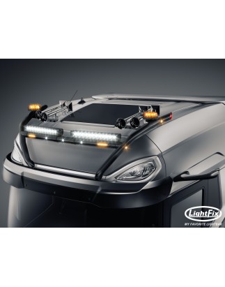 Roof bar - Lightfix - Sky-light H-Type - Prewired - Black - DAF - XG+ - 2021+