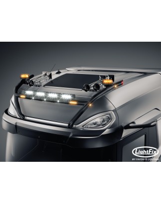 Roof bar - Lightfix - Sky-light H-Type - Prewired - Black - DAF - XG+ - 2021+