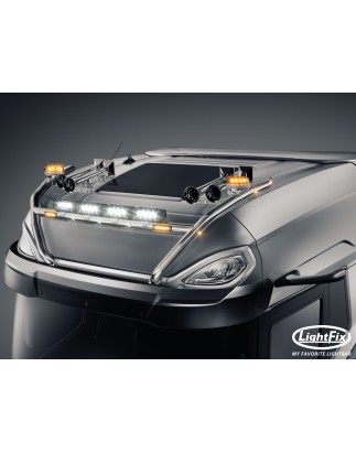 Takbåge - Lightfix - Sky-light H-Type - Förkablad - Högblankt rostfritt stål - DAF - XG+ - 2021+