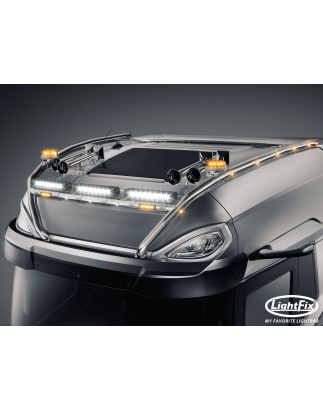 Takbåge - Lightfix - Sky-light H-Max - Förkablad - Högblankt rostfritt stål - DAF - XG+ - 2021+