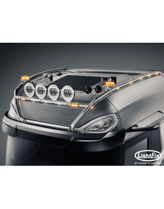 Takbåge - Lightfix - Sky-light H-Max - Förkablad - Högblankt rostfritt stål - DAF - XG+ - 2021+