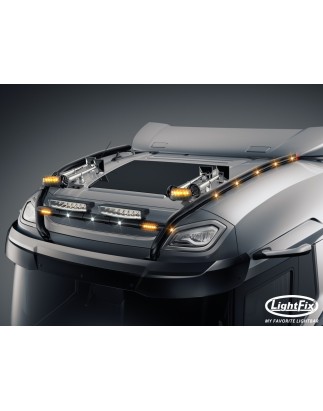 Roof bar - Lightfix - Sky-light H-Max - Prewired - Black - DAF - XG - 2021+