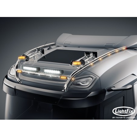 Takbåge - Lightfix - Sky-light H-Max - Förkablad - Högblankt rostfritt stål - DAF - XG - 2021+