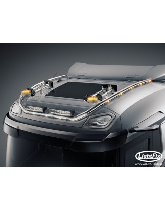 Dakbeugel - Lightfix - Sky-light Classic-Max - Voorbekabeld - Hoogglans RVS - DAF - XG - 2021+