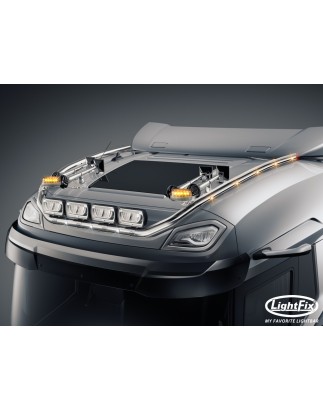 Dakbeugel - Lightfix - Sky-light Classic-Max - Voorbekabeld - Hoogglans RVS - DAF - XG - 2021+
