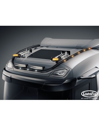 Roof bar - Lightfix - Sky-light Classic-Max - Prewired - Black - DAF - XG - 2021+
