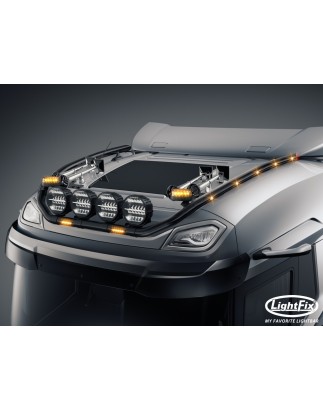 Dakbeugel - Lightfix - Sky-light Classic-Max - Voorbekabeld - Zwart - DAF - XG - 2021+