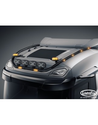 Dakbeugel - Lightfix - Sky-light Classic-Max - Voorbekabeld - Zwart - DAF - XF - 2021+