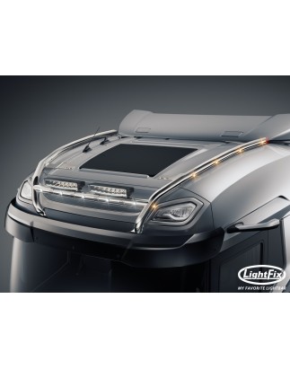 Dachbügel - Lightfix - Sky-light H-Max - Vorverkabelt - Hochglänzender Edelstahl - DAF - XF - 2021+