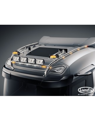 Dachbügel - Lightfix - Sky-light H-Max - Vorverkabelt - Hochglänzender Edelstahl - DAF - XF - 2021+