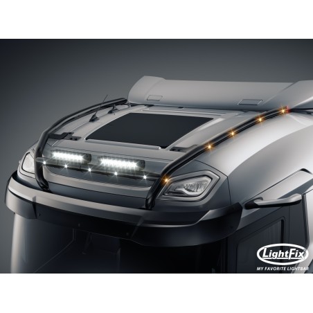 Dakbeugel - Lightfix - Sky-light H-Max - Voorbekabeld - Zwart - DAF - XF - 2021+