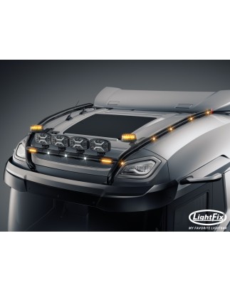 Takbåge - Lightfix - Sky-light H-Max - Förkablad - Svart - DAF - XF - 2021+