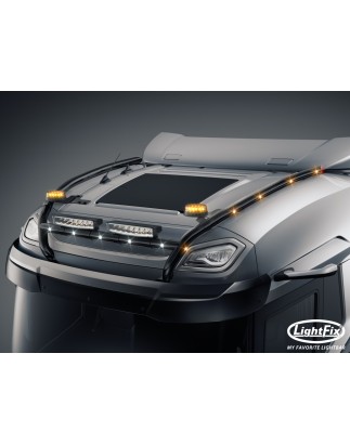 Takbåge - Lightfix - Sky-light H-Max - Förkablad - Svart - DAF - XF - 2021+