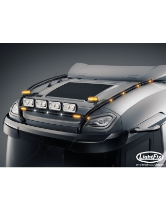 Roof bar - Lightfix - Sky-light H-Max - Prewired - Black - DAF - XF - 2021+
