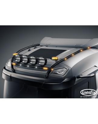 Roof bar - Lightfix - Sky-light H-Max - Prewired - Black - DAF - XF - 2021+