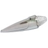 Dachlamp - Ledson - Torpedo - Dual Color - Chrom - 3.3" - 8.5cm - Old School - Klar - Weiß/Amber - 24V