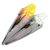 Taklampa - Ledson - Torpedo - Dual Color - Krom - 3.3" - 8.5cm - Old School - Klar - Vit/Bärnsten - 24V