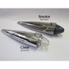 Taklampa - Ledson - Torpedo - Dual Color - Krom - 3.3" - 8.5cm - Old School - Klar - Vit/Bärnsten - 24V