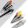 Taklampa - Ledson - Torpedo - Dual Color - Krom - 3.3" - 8.5cm - Old School - Klar - Vit/Bärnsten - 24V