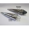 Taklampa - Ledson - Torpedo - Dual Color - Krom - 3.3" - 8.5cm - Old School - Smoke - Vit/Bärnsten - 24V