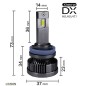 LED lamp - Ledson - Replacement LED - H11 - White - 5000K - 12V - Set LED lamp - Ledson - Replacement LED - H11 - White - 5000K - 12V - Set