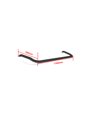 Roof bar - Bragan - Top  - 6 light mounts - Black - LED - Iveco - S-Way - 2019+