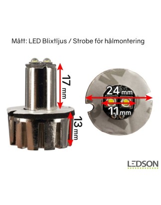 Blitzleuchte - Ledson - HideAway - LED - 26 Blitzmuster - 12V-30V