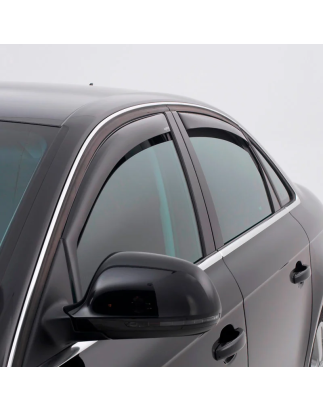 Wind deflectors - Smoke - Set - Volkswagen - Caddy - 2020+