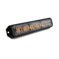 Warning light - Axixtech - Mini-Stealth MS6 - 5" - 12.8cm - Clear - 5 flash patterns - Amber - R65-2 - 12V-30V Warning light - Axixtech - Mini-Stealth MS6 - 5" - 12.8cm - Clear - 5 flash patterns - Amber - R65-2 - 12V-30V