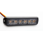 Flitser - Axixtech - Mini-Stealth MS6 - 5" - 12.8cm - Helder - 5 flitspatronen - Amber - R65-2 - 12V-30V Flitser - Axixtech - Mini-Stealth MS6 - 5" - 12.8cm - Helder - 5 flitspatronen - Amber - R65-2 - 12V-30V