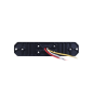 Warning light - Axixtech - Mini-Stealth MS6 - 5" - 12.8cm - Clear - 5 flash patterns - Amber - R65-2 - 12V-30V Warning light - Axixtech - Mini-Stealth MS6 - 5" - 12.8cm - Clear - 5 flash patterns - Amber - R65-2 - 12V-30V